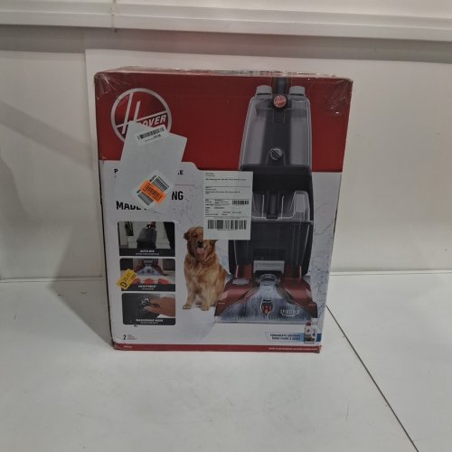 Hoover PowerScrub Deluxe Upright Carpet Cleaner with Spin Scrub, Multi‑Directional Brushes, Dual‑Tank System, Heat Force Rapid‑Dry, and Automatic Detergent Mixing - 20 FT Cord - red/black (MODEL: FH50150VCD) image 2