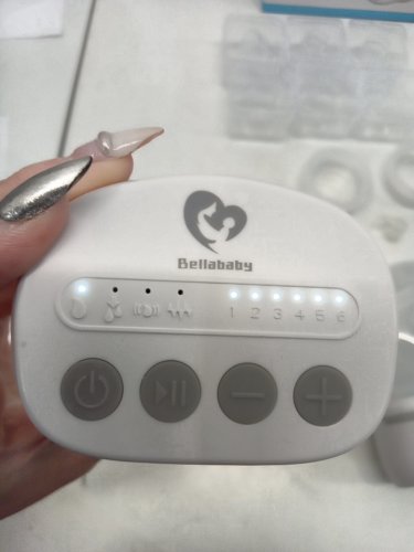 2PK BELLABABY WEARABLE HANDS FREE TOUCH CONTROL ELECTRIC BREAST PUMP - 6OZ - 24MM FLANGE - WHITE (MODEL: BLA8035) image 7