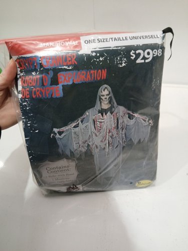 MEN'S PARTYHOLIC CRYPT CRAWLER COSTUME - OSFM - GREY (STYLE: 11264) image 2