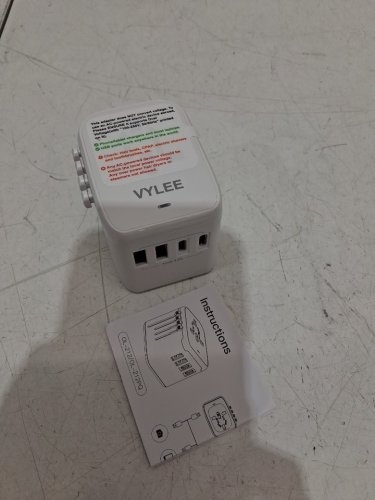 VYLEE 5-IN-1 Universal International Power Travel Plug Adapter - 3.5A - WHITE (MODEL:OL-212) image 3