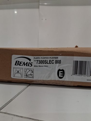 BEMIS slow close easy clean toilet seat - Elongated 18.5" - White - ( model: 7300SLEC 000 ) image 6