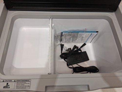 EUHOMY PORTABLE CAR REFRIGERATOR - 12V - 21L CAPACITY - BLACK (MODEL: CF014-20BL-caeh) image 4