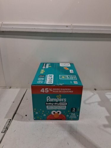 116pk pampers Baby Dry Ultra Diapers - size 3 (16-28lbs) - elmo image 2