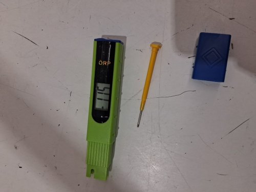 gain express orp redox meter tester - 1 point calibration - green/blue image 3