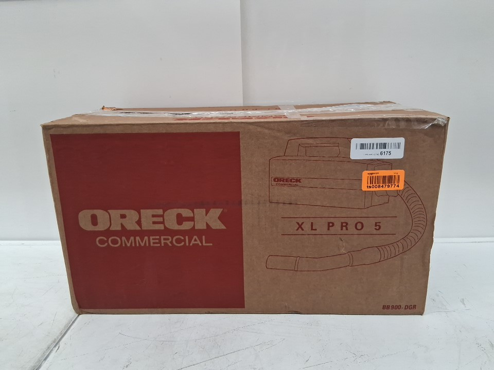 oreck commercial xl pro 5 corded super compact cannister vacuum cleaner - 30ft cord - grey (model: bb900-dgr) image 2