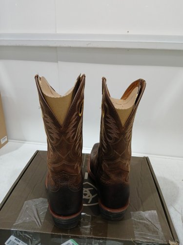 men's ariat heritage roughstock cowboy boot - 14 extra wide - brown oiled rowdy (style: 10002227) image 5