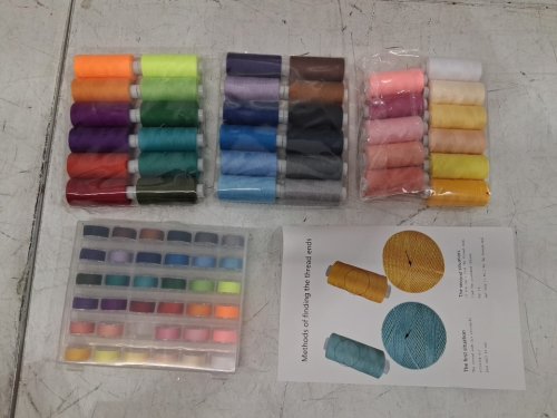 70pc hagbou sewing thread assortment set - mulitcolour image 3