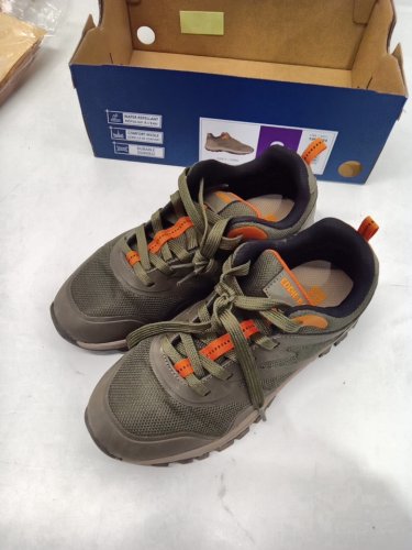 Youth Eddie Bauer Hiking Shoes - Size 3 - Grey/Green (style: 1967894) image 2