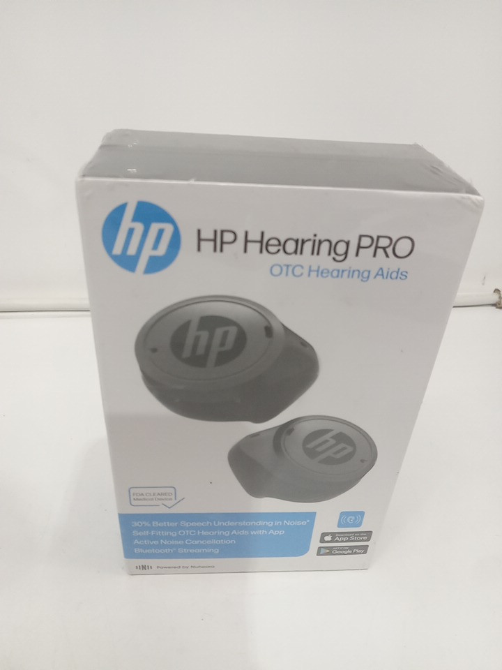 HP Hearing Pro self-fitting OTC Bluetooth Hearing Aids with active noise cancellation- apple & google compatible - powered by Nuheara - black (model: NU320) image 4