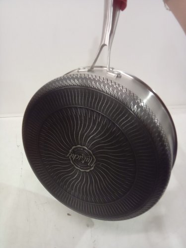 NutriChef Hybrid Nonstick 3.4 Qt Deep Frying Pan and Lid - (model: nc3psauc) image 4