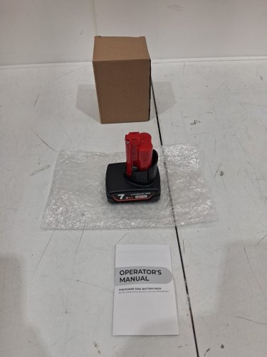 power tool batteries replacement spare battery for Milwaukee tools - 12v - 7.0ah - red / black (model: mwl1806) image 2