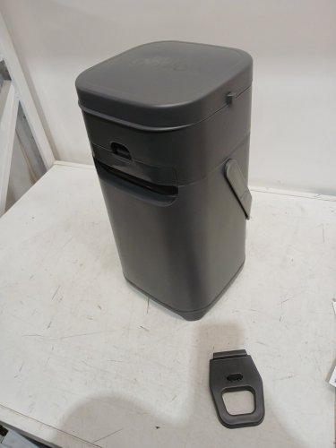 PET GENIE DOG WASTE ODOR CONTROL DISPOSAL PAIL - 18.5" - GREY (MODEL: ‎I000824) image 2