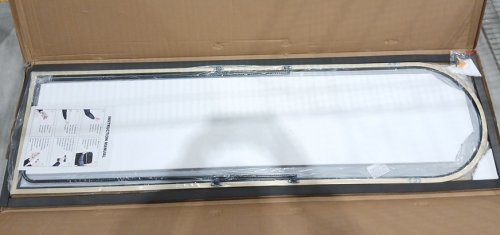 Arched Mirror Full Length Standing Mirror - 59" x 16" - Gold image 3