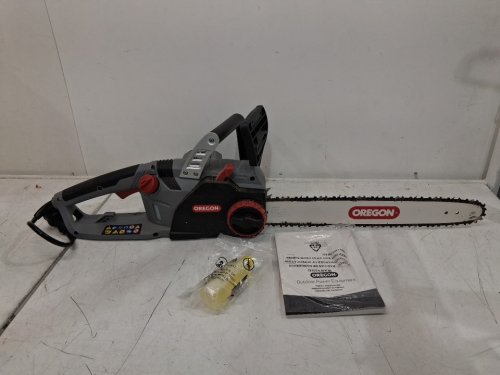 OREGON SELF-SHARPENING CORDED CHAINSAW - 18" BLADE 15AMP - GREY (MODEL: cs1500-091) image 3