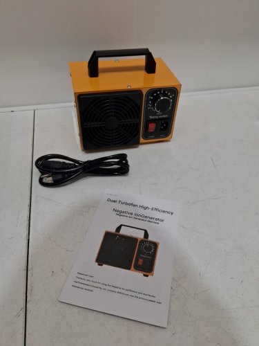 Dual Turbofan Negative Ion Generator - 50W-70W - Yellow/Black (Model: HS-A03-TY-N0) image 3
