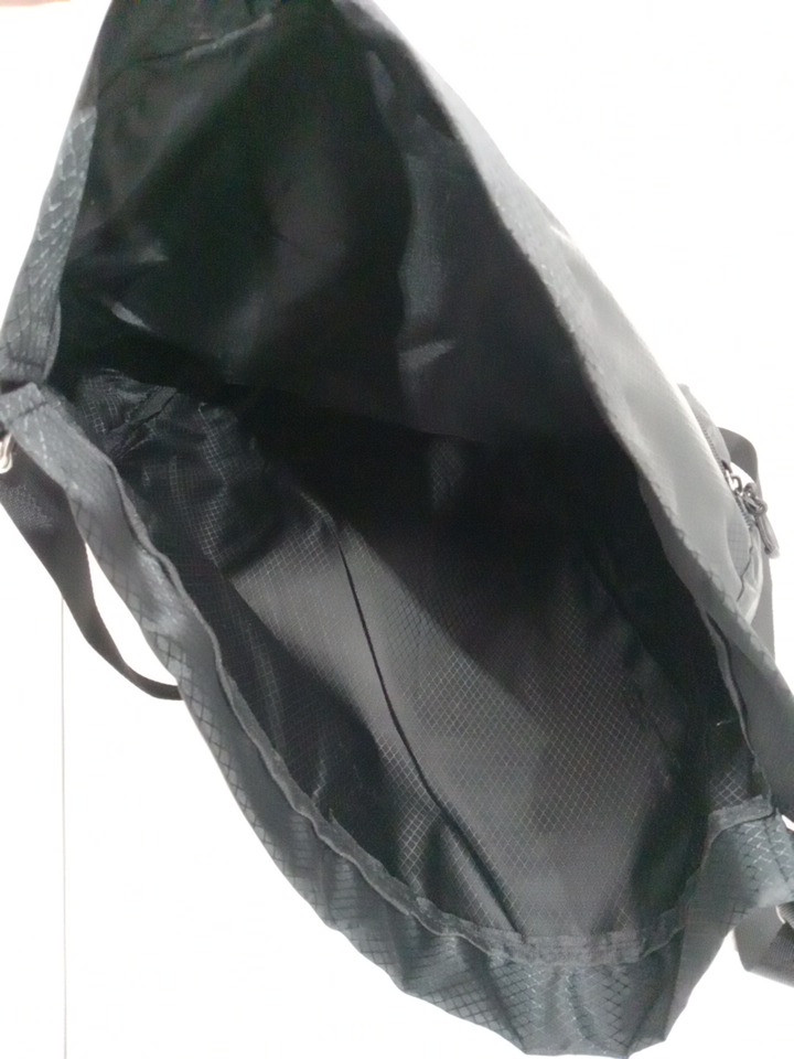 4 Lightweight Gym Backpack with "The Gym on Fennel" Logo - 15" x 18" - Black image 4