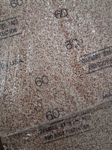 20PK Mercer Industries Silicon Carbide floor sanding sheets - 12" x 18" - 60 Grit (MODEL: 418060) image 5