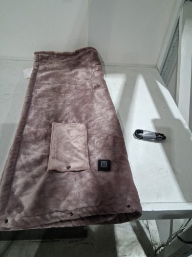 magic family usb electric heated blanket - 55.1" × 31.5" - brown image 2