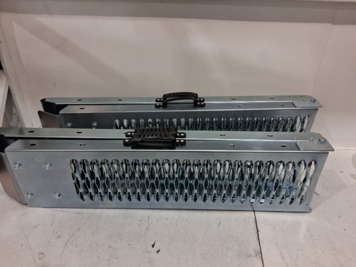 2pc VEVOR heavy duty atv trailer ramps with anti-slip plates - 6.3ft - 1000lbs capacity - steel image 4