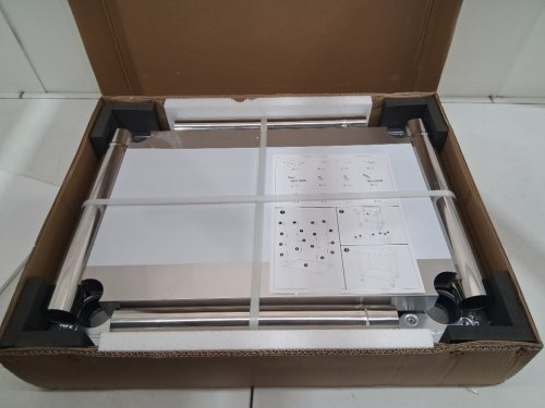 Heavy Duty Metal Worktable with wheels - stainless steel image 3