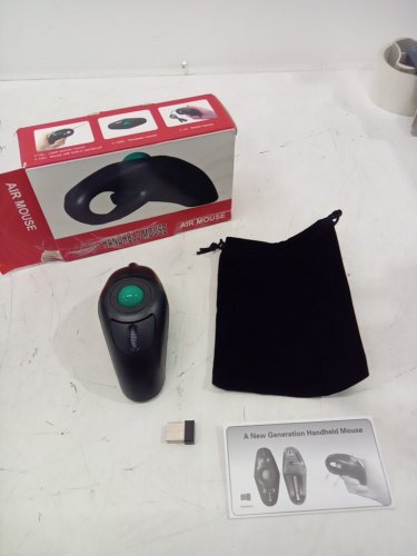 YUMQUA PORTABLE FINGER HANDHELD WIRELESS USB TRACKBALL MOUSE - 2.4 GHZ (model:Y-10W) image 2