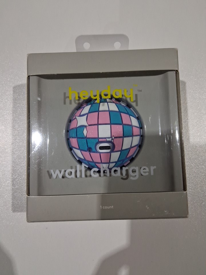 HEYDAY DISCO WALL HIGH SPEED CHARGER WITH USB-C PORT - 15W MAX - (MODEL: 080 08 3564) image 2