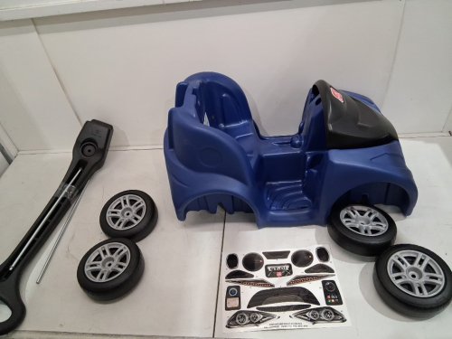 Step2 Push Around Buggy GT car with seat belt & horn - 50LBS max - BLUE/BLACK (Model: 779799) image 4