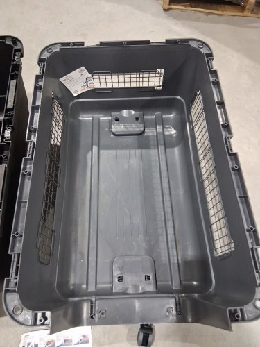 SPORT PET AIRLINE PLASTIC DOG KENNEL - EXTRA LARGE - GREY/BLACK (MODEL: 22130315) image 8