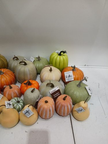 25PC+ ASSORTED FALL STYLE FILLER DECOR - PUMPKINS, ACORNS, PINECONES AND MORE - VARIOUS SIZES image 4