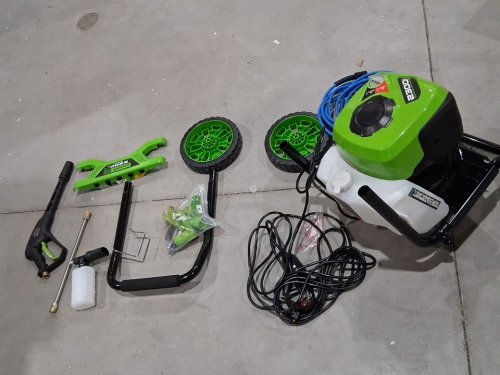 GREENWORKS PRO 2300 PSI 2.3 GPM 13 Amp Electric Pressure Washer Kit - Green (Model: GPW2300) image 4