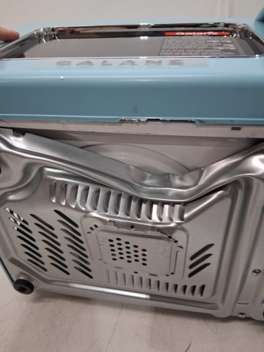 GALANZ RETRO-STYLE DIGITAL MICROWAVE OVEN - 0.7CU FT - bebop BLUE (MODEL: GLCMKZ07BER07) image 3