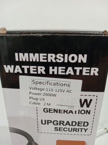 Goyappin Immersion Water Heater with digital LCD Thermometer - 2 Meter Cable - 2000W (Model: S313310best-ca) image 4