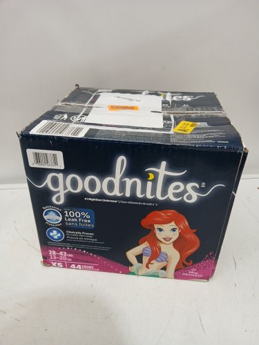 44PK GOODNITES POTTY TRAINING UNDERWEAR FOR GIRLS - extra small - DISNEY PRINCESS image 2
