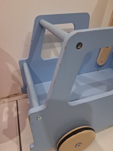 letti and me Moover wooden Push Truck and Tool Set *truck only* - blue image 5