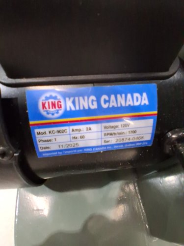 King Canada Wood Bandsaw with light & Laser - 9" - grey (model: KC-902C) image 7