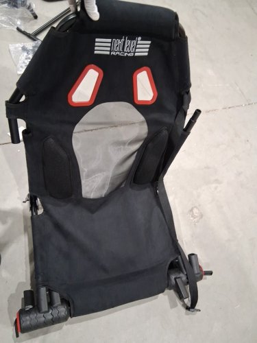 NEXT LEVEL RACING GT LITE FOLDABLE SIMULATOR RACING COCKPIT - BLACK/RED (MODEL: NLR-S021) image 4