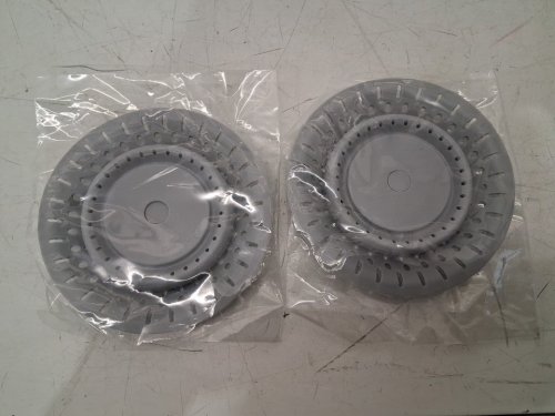 2 nipoko silicone bathroom shower drain hair catcher - grey image 3