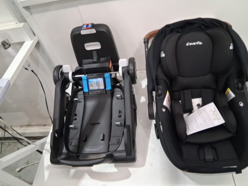 2 in 1 infant evenflo gold shyft dualride car seat and stroller combo - 35lb maximum weight - onyx black - (model: 37312310c) image 5