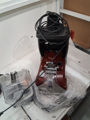 HOOVER POWER SCRUB DELUXE CARPET CLEANER/SHAMPOOER - RED (MODEL: FH50150VCD) image 2