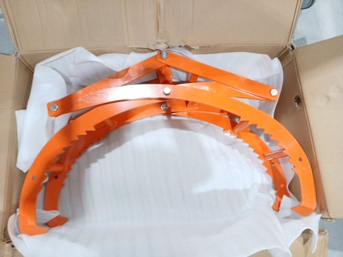 Log Lifting Tongs Claw - 32" - 3300lbs cap - Orange image 4