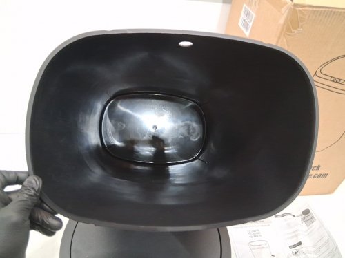 BestOffice Kitchen Trash Can with Touch Free Lid - 13GAL - black (model: tc-2461r-black) image 3