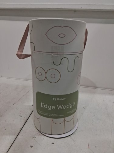 Quiver Pill-Oh! Premium Foam Intimacy Pillow 6" x 14" x 18" - black  Leather image 2