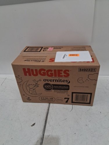 68pk huggies disney baby overnites diapers - size 7 - winnie the pooh (MODEL: 54923) image 2