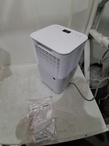 COSTWAY ADJUSTABLE PORTABLE DEHUMIDIFIER WITH DIGITAL DISPLAY & DRAINAGE HOSE - 1750SQ.FT COVERAGE - WHITE (MODEL: ES10103US-WH) image 6