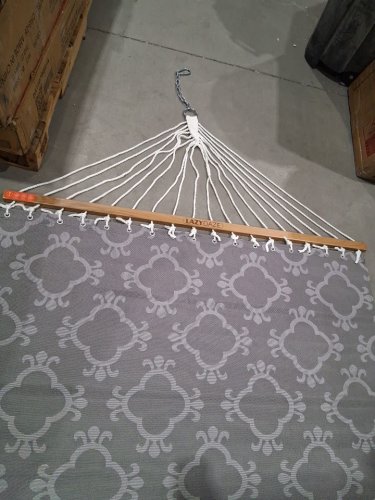 Lazy Daze Hammocks Quick Dry Hammock with Spreader Bar Textliene Fabric - 55" - grey (model: hm-th-syc) image 4