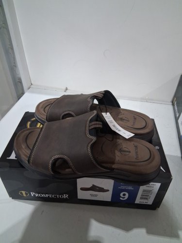men's prospector austin 2.0 slide sandal - size 9 - brown/black (Style : 1982232) image 2