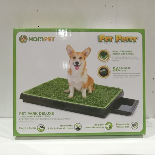 3pc HOMPET Pet Potty Pet Park Deluxe Grass Mat - 25" x 20" (Model: MJ0N) image 7