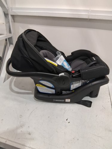 GRACO SNUGRIDE 35 LITE LX INFANT CAR SEAT - GOTHAM FASHION BLACK/GREY (MODEL: 2143034) image 4