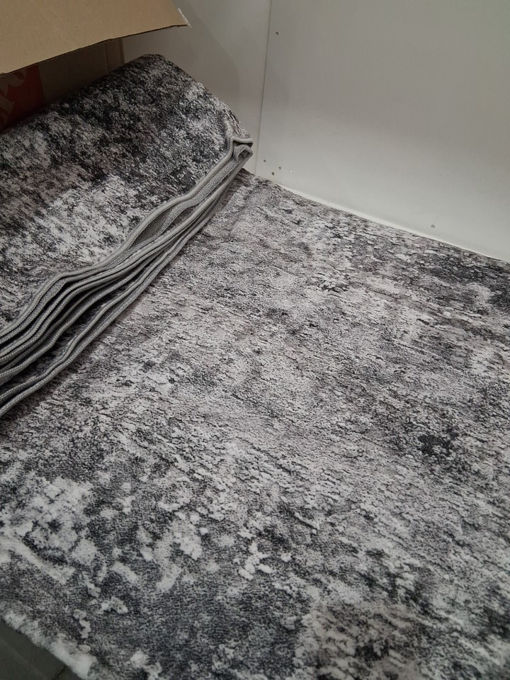 DMOYEST WASHABLE NON-SLIP MODERN ABSTRACT SOFT AREA RUG - 8FT X 10FT - GREY image 4