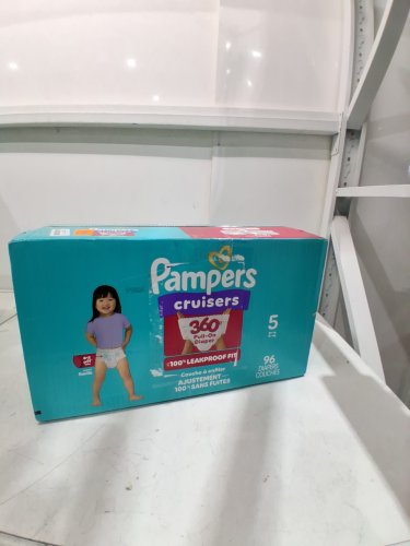 96PK PAMPERS PULL ON CRUISERS 360° 100% LEAKPROOF FIT DISPOSABLE BABY DIAPERS - SIZE 5 (27LBS+) image 2